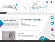 Tablet Screenshot of janvier-labs.com